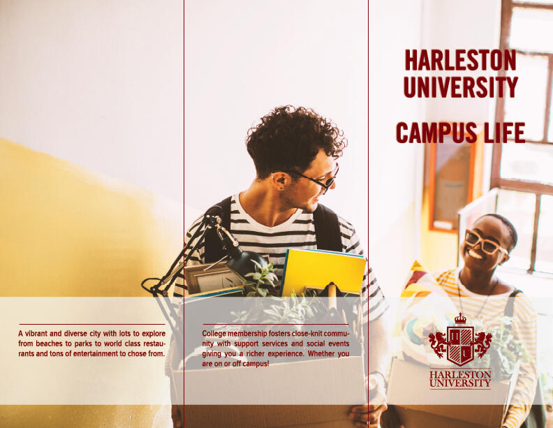 Int University Library - Trifold Prospectus