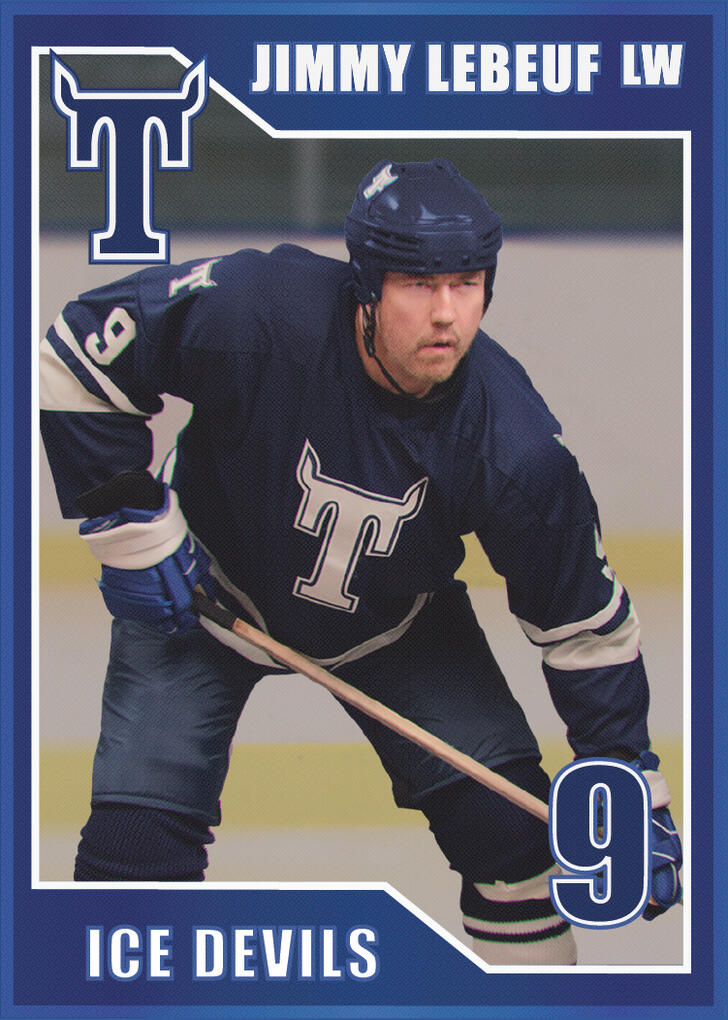 Int. Lester's Bedroom - Hockey Card Prop (front)