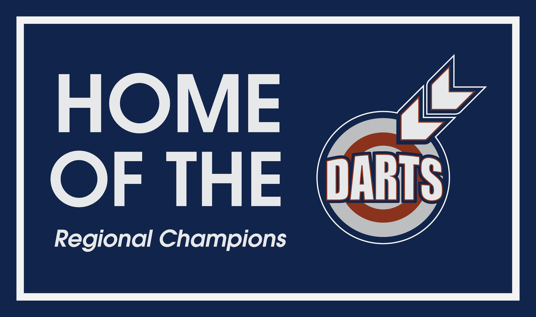 Int. Hockey Arena Sign 6.75' x 4'