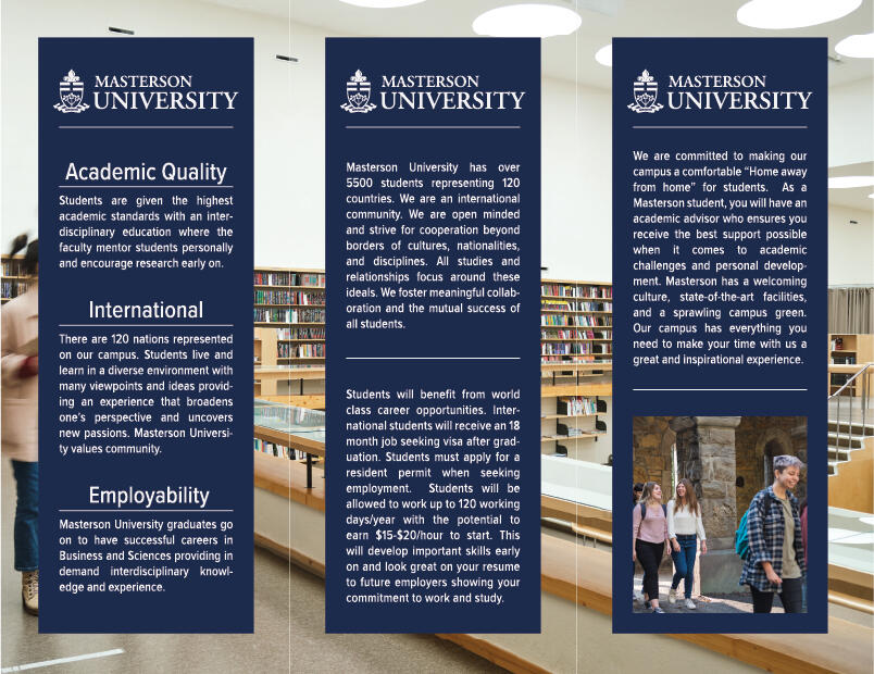 Int Anne's Car - Masterson U Trifold Prospectus