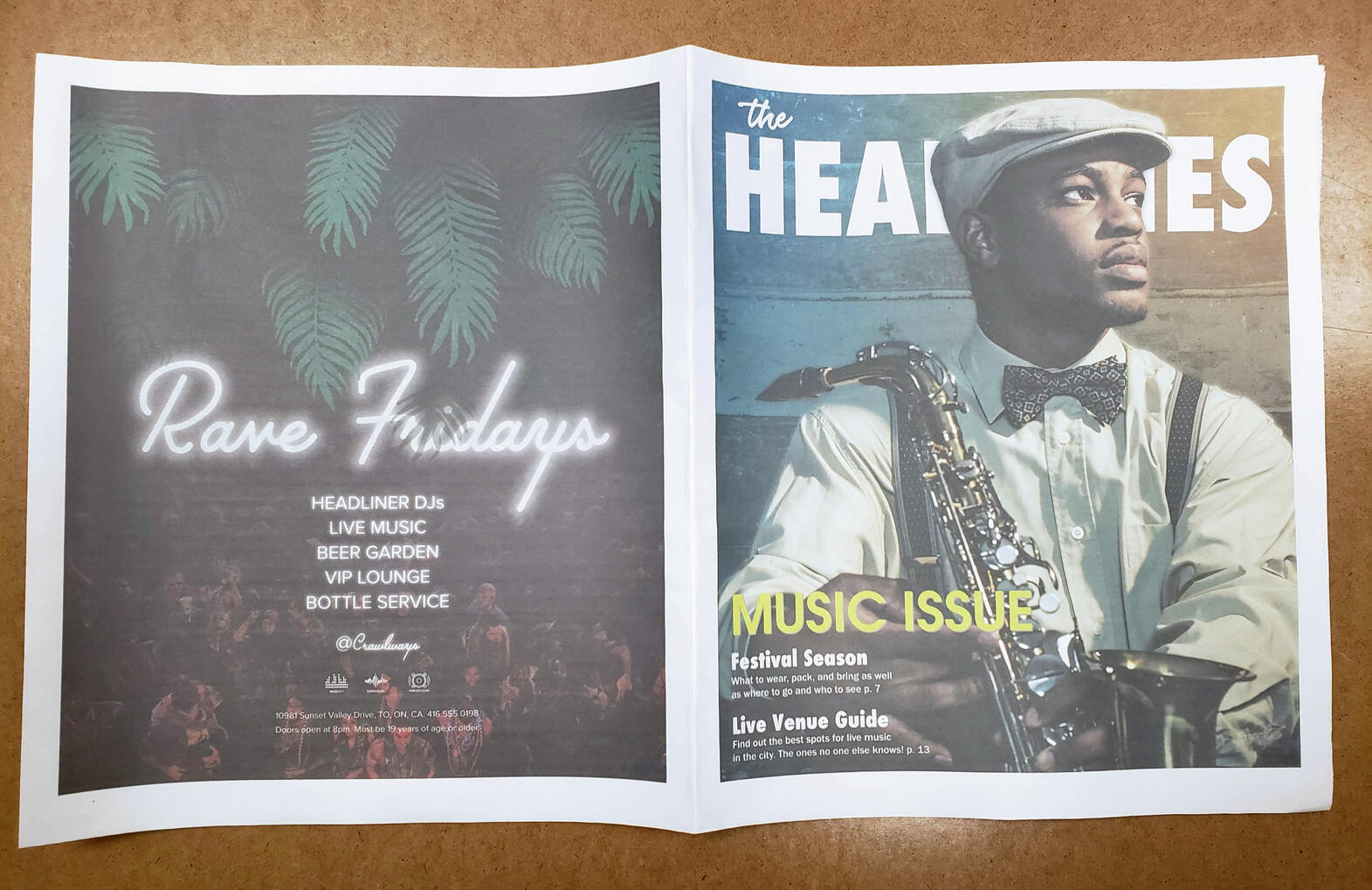 Ext Street - Newspapers and newsbox vinyls