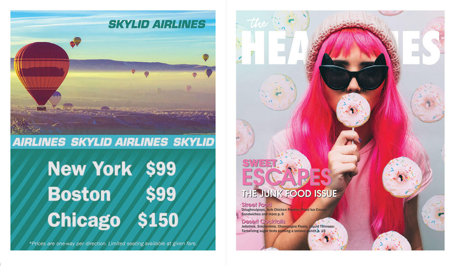 Ext Street - Newspapers and newsbox vinyls