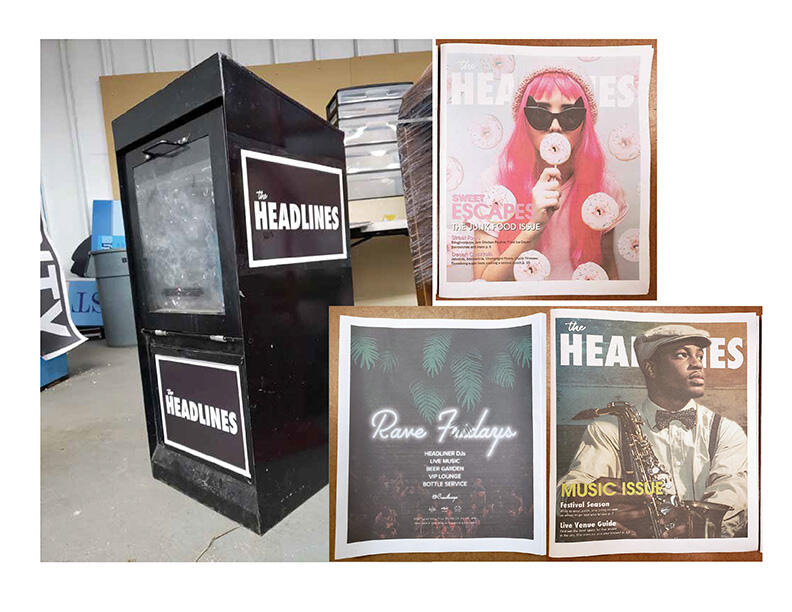 Ext Street - Newspapers and newsbox vinyls