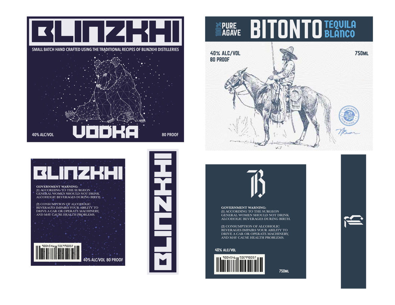 Generic Booze Labels