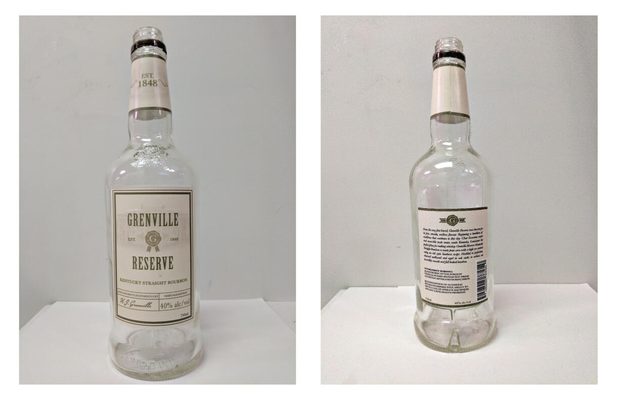Whiskey Bottle Prop Label